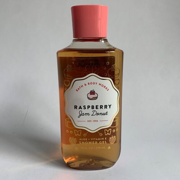 Bath & Body Works Raspberry Jam Donut Shower Gel 10 oz. NEW - Picture 1 of 3